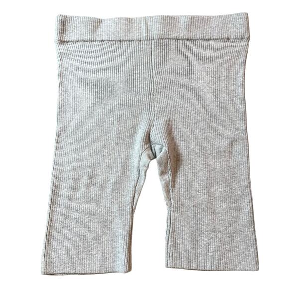 LUNYA Cozy Cotton Silk Ribbed Bike Short Medium Grey Heather Pocket Large NEW - Picture 5 of 13